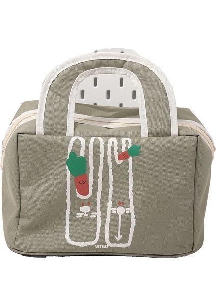 Sevimli Çizgi Yalıtımlı Öğle Yemeği Çantası (Yurt Dışından)