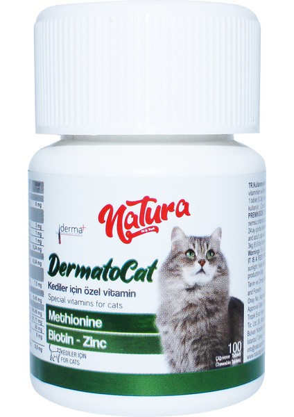 Natura Dermato Cat 0,3 x 100 Tablet 30 gr