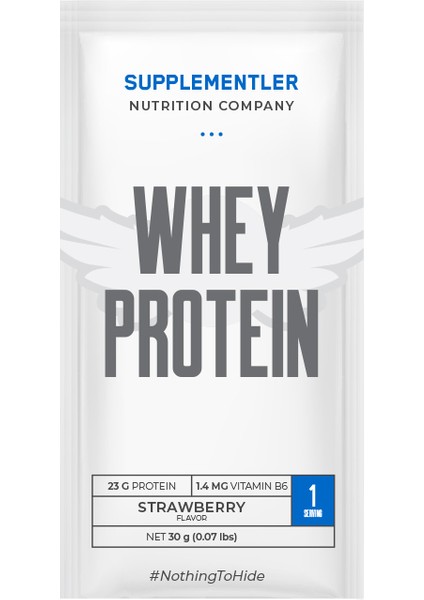Whey Protein 30 gr Tek Kullanımlık 20 Adet - Çilek fiyatları