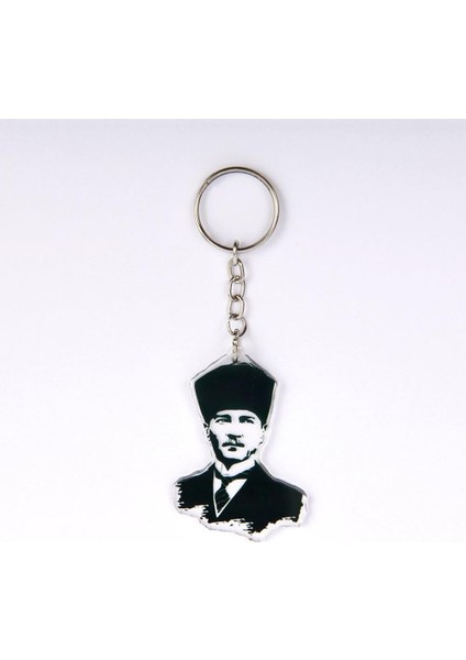 Atatürk Portresi Pleksi Anahtarlık