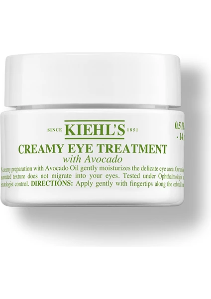 Creamy Eye Treatment Avokado Ile Yoğun Nemlendiren Göz Kremi 14 ml