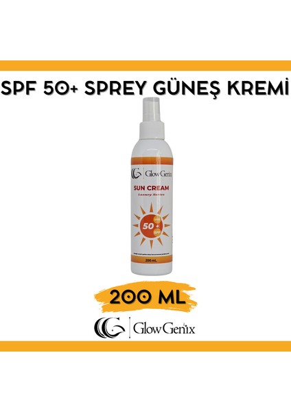 Tüm Cilt Tiplerine Uygun Yüksek Uv Korumalı Leke Önleyici Spf 50 Sprey Güneş Kremi | 200 ml