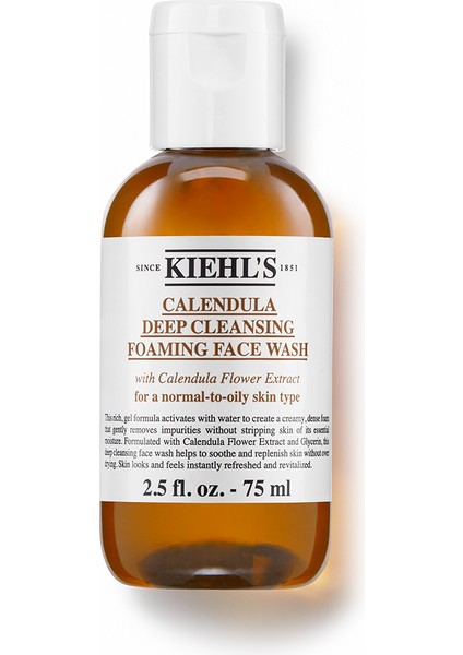 Calendula Kadife Çiçeği Özüyle Yatıştıran Arındırıcı Temizleme Jeli 75 ml