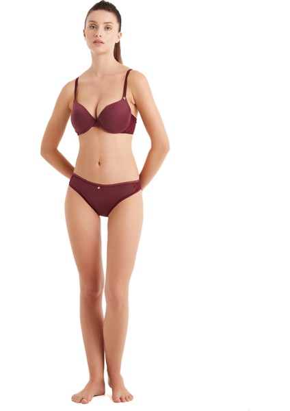 Kadın Slip 51651 - Bordo