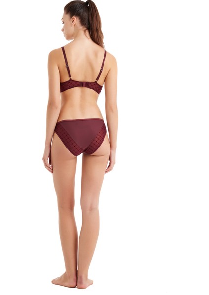 Kadın Slip 51651 - Bordo