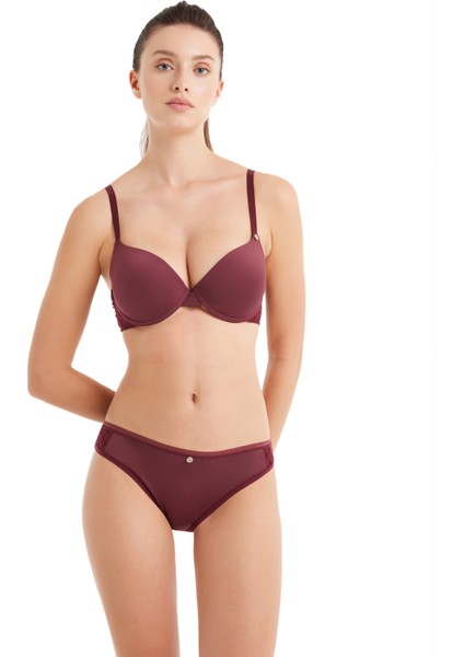 Kadın Slip 51651 - Bordo