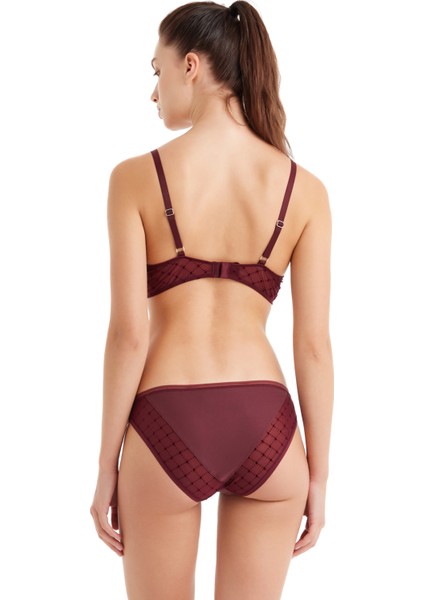 Kadın Slip 51651 - Bordo