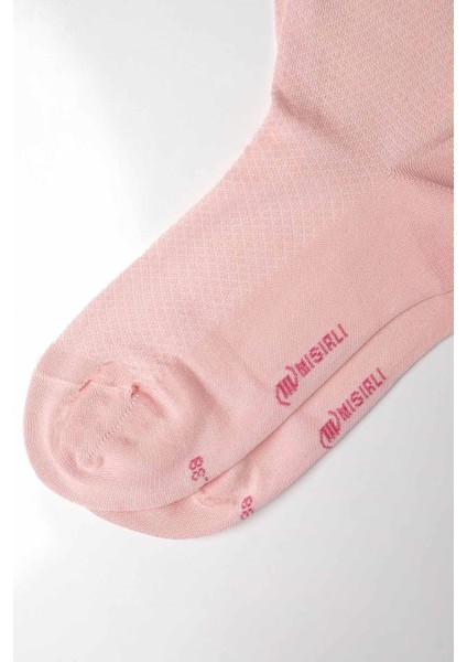 Kadın Merserize Tekli Pembe Soket Çorap M 77002 P
