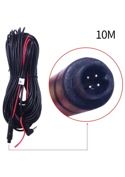 10 Metre 4 Pin Gerigörüş Kamera Kablosu 10 Metre Arka Kamera Kablosu  4 Pin 2.5 mm