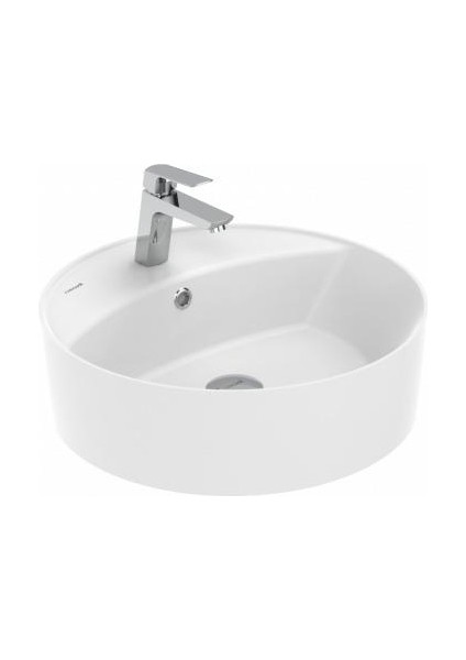 Nice Set Üstü Lavabo Beyaz 45CM