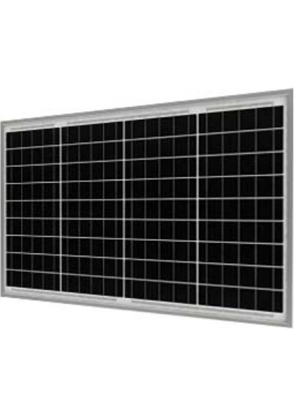 50 Watt Monokristal Güneş Paneli