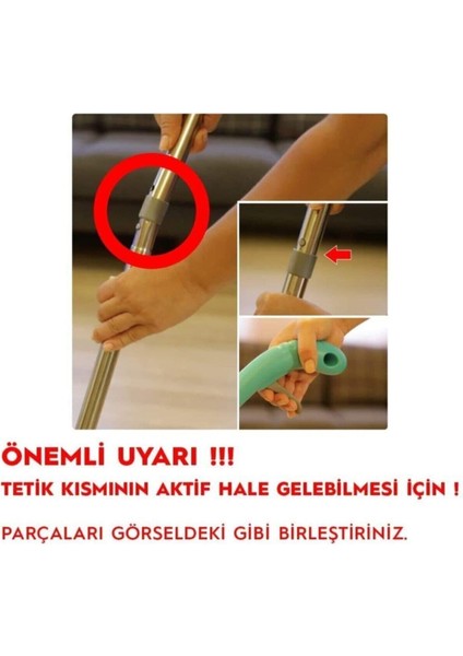 Su Hazneli Sprey Mop, 3 Yedek Bezli, Pratik ve Kullanışlı Temizlik Seti indirimleri