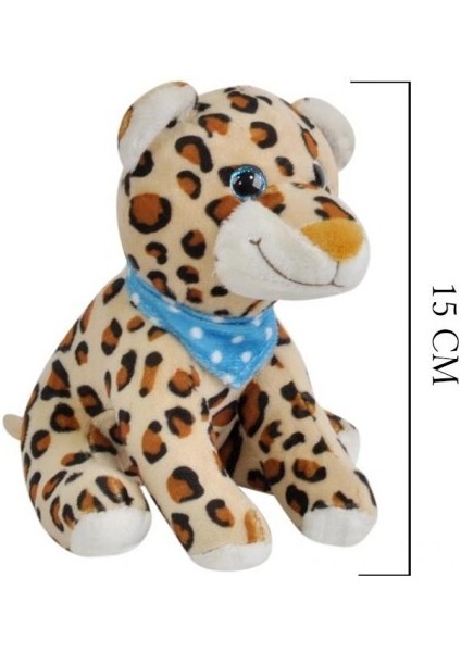 Peluş Leopar Oyuncak 15 cm