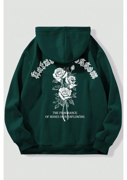 Only Trendwear Nature Blossom Baskılı Unisex Oversize Sweatshirt