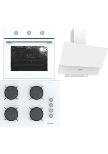 Ankastre Set (Bo O6435C W + Bh P7144C W + Ch C6532C Ww)