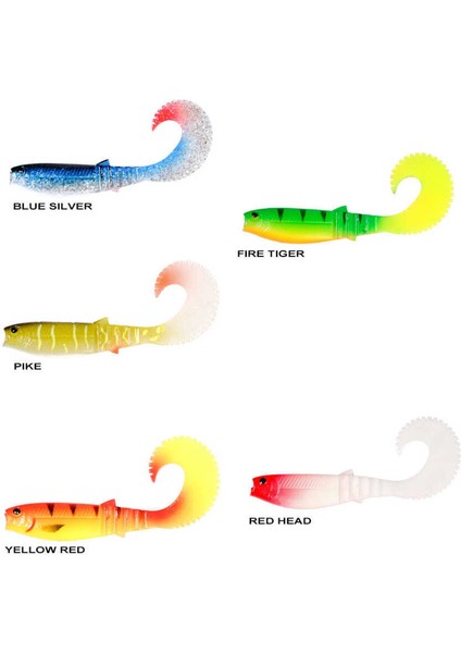 Buster Curtail 10.5cm (5 Adet) Yellow Red-Standart