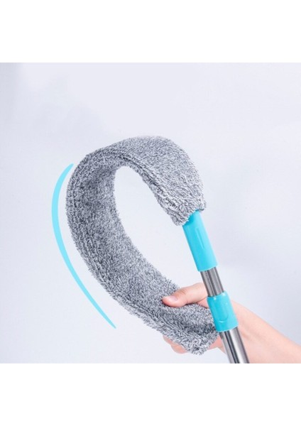 Sihirli Mikrofiber Silgi Başucu Toz Fırçası Uzun Saplı Paspas Süpürme