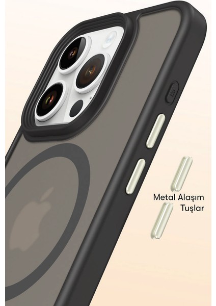 Iphone 15 Plus Kılıf Trex Magneticsafe Kapak - Siyah 13