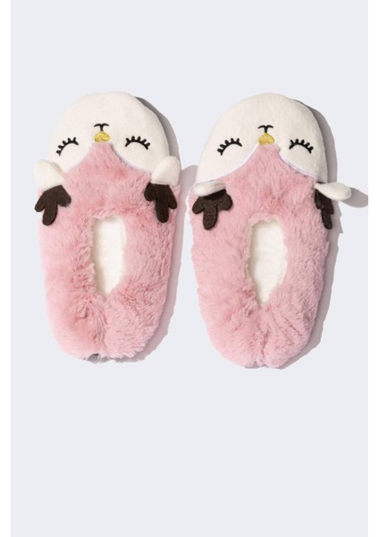 Kadın Geyik Temalı Pelüş Ev Patiği indirimleri