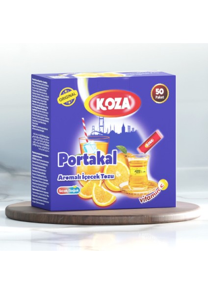 Tek Içimlik Portakal Aromalı Toz Içecek 50'li