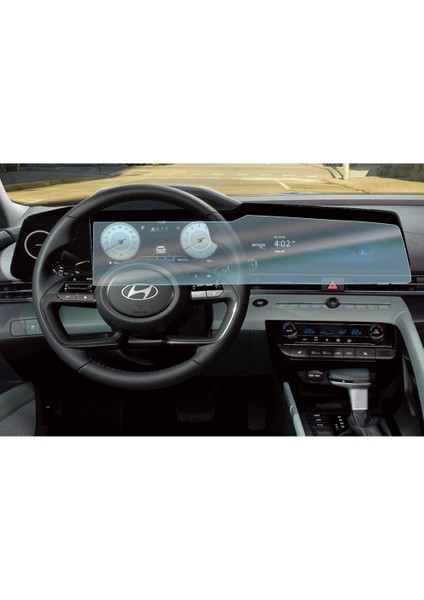 Hyundai Elantra Ekran Koruyucu Dijital Gösterge Multimedya