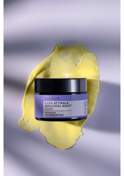 Retinal & Bakuchiol Karşıtı Gece Kremi | Retinal & Bakuchiol Night Cream 50ml