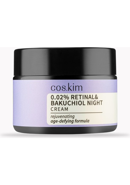 Retinal & Bakuchiol Karşıtı Gece Kremi | Retinal & Bakuchiol Night Cream 50ml