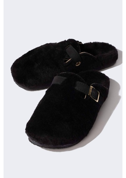 Kadın Düz Taban Toka Detaylı Ev Terliği D3410AX24AU fırsatları