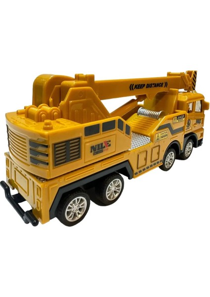Berattoys 17 cm Oyuncak Kamyon Kırılmaz Oyuncak Vinç Çekici Oyuncak Iş Araçları Sürtmeli Iş Makinası fırsatları