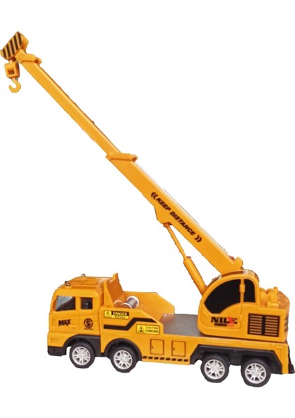 Berattoys 17 cm Oyuncak Kamyon Kırılmaz Oyuncak Vinç Çekici Oyuncak Iş Araçları Sürtmeli Iş Makinası indirimleri