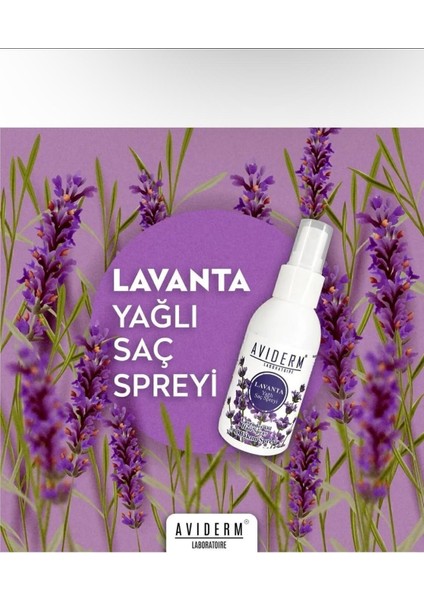 Avıderm Lavanta Yağlı Saç Spreyi 100 ml