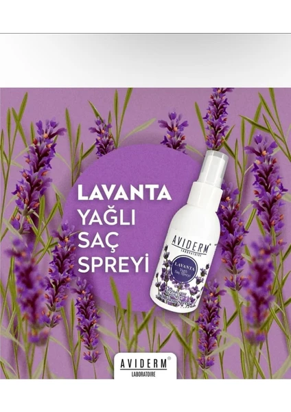 Avıderm Lavanta Yağlı Saç Spreyi 100 ml