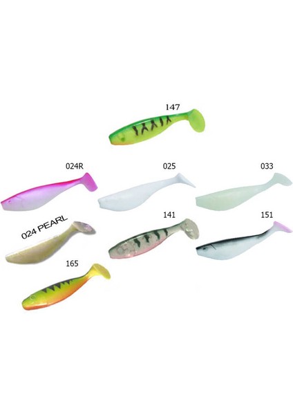 SH55 5,5cm Silikon Yem (10 Adet) 025-STANDART