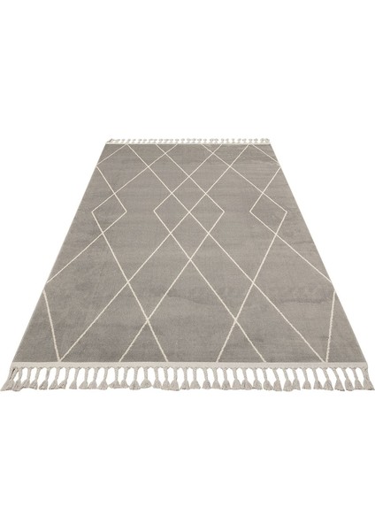 Urban URB 02 GREY WHITE Etnik Desenlere Sahip Hav Toz Vermez Yumuşak Dokulu Modern Halı modelleri