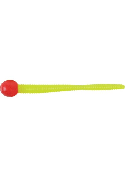 Powerbait Floating Mice Tails Fluo Red-Chartreuse 8 cm Silikon Yem 13 Adet