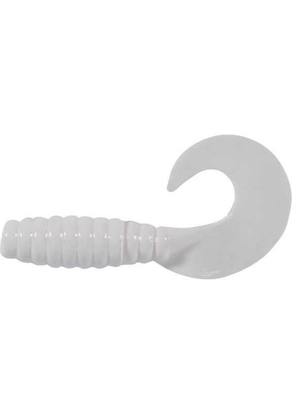 Powerbait Power Grubs White 5 cm Silikon Kurt 20 Adet