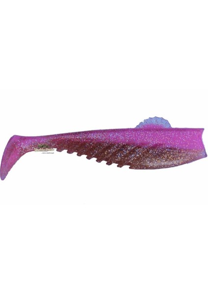 Powerbait Fat Ripple Pink 10 cm Silikon Balık 4 Adet