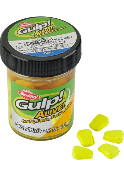 Gulp Alive Floating Corn Sarı Yüzen Silikon Mısır