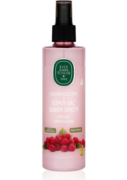 Frambuazlı Sirke & Süper Saç Bakım Spreyi 210 Ml