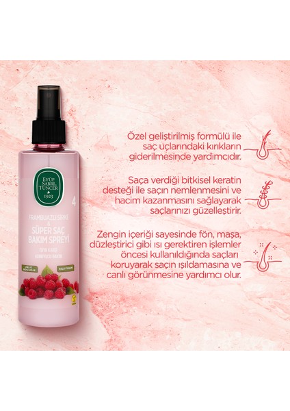 Frambuazlı Sirke & Süper Saç Bakım Spreyi 210 Ml