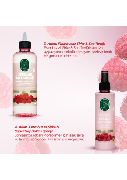 Frambuazlı Sirke & Süper Saç Bakım Spreyi 210 Ml