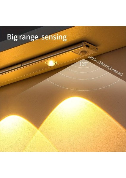 Şarzlı, Sensörlü, 6 Watt, Alüminyum Kasa, Dolap Içi, Tezgah Altı, Çok Amaçlı, Işık Desenli Aplik fiyatları
