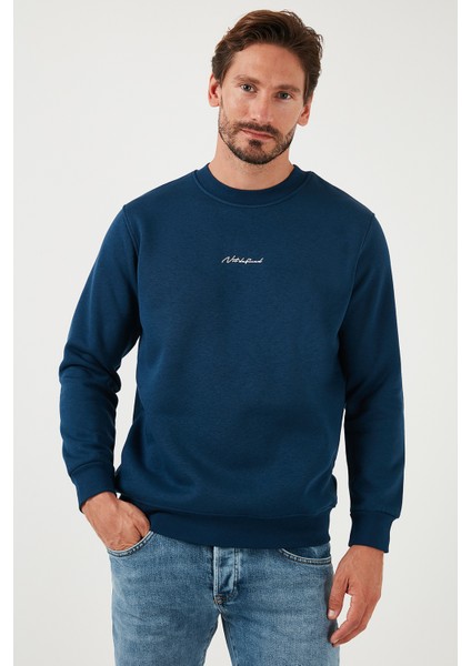 Pamuklu Regular Fit Bisiklet Yaka Sweat Erkek Sweat 59050121