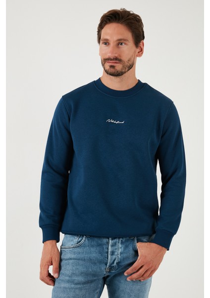 Pamuklu Regular Fit Bisiklet Yaka Sweat Erkek Sweat 59050121
