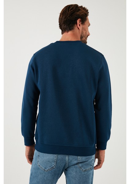 Pamuklu Regular Fit Bisiklet Yaka Sweat Erkek Sweat 59050121
