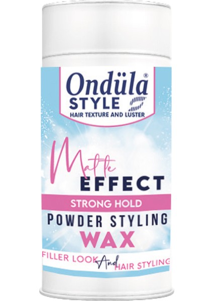 Powder Wax Mat Efekt Şekillendirici Toz Wax - Güçlü Tutuş 20 gr