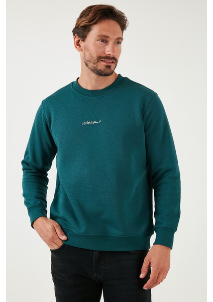 Pamuklu Regular Fit Bisiklet Yaka Sweat Erkek Sweat 59050121
