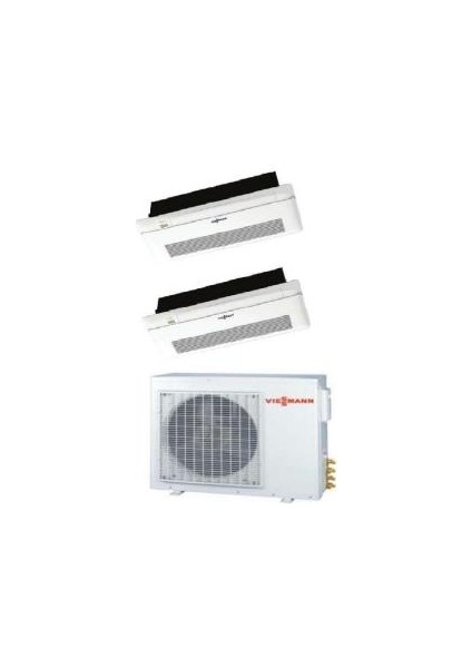 Vitoclima Multi Tek Yön Kaset 1+2 Sistem (O4F3062M2) 9+9 Btu Iç 6,8 Kw Dış Ünite