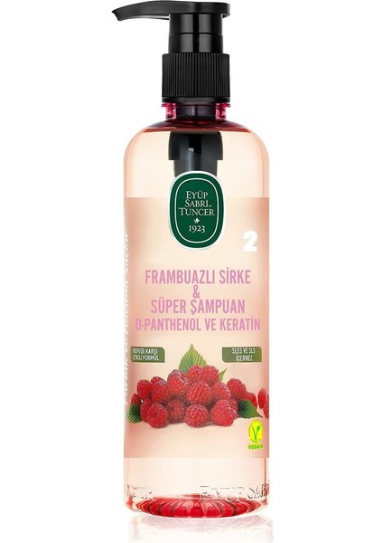 Frambuazlı Sirke - Süper Şampuan 500 ml