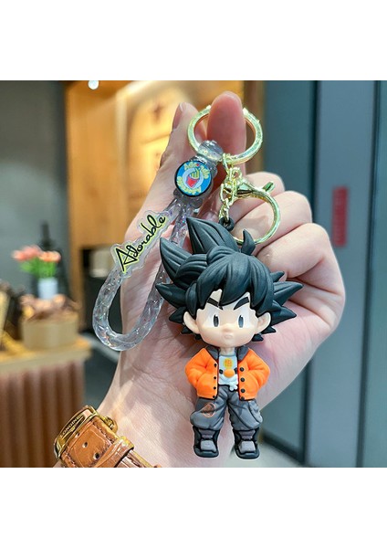 Dragon Ball Goku Çanta Anahtarlığı Dekorasyonu Küçük Hediye (Yurt Dışından)